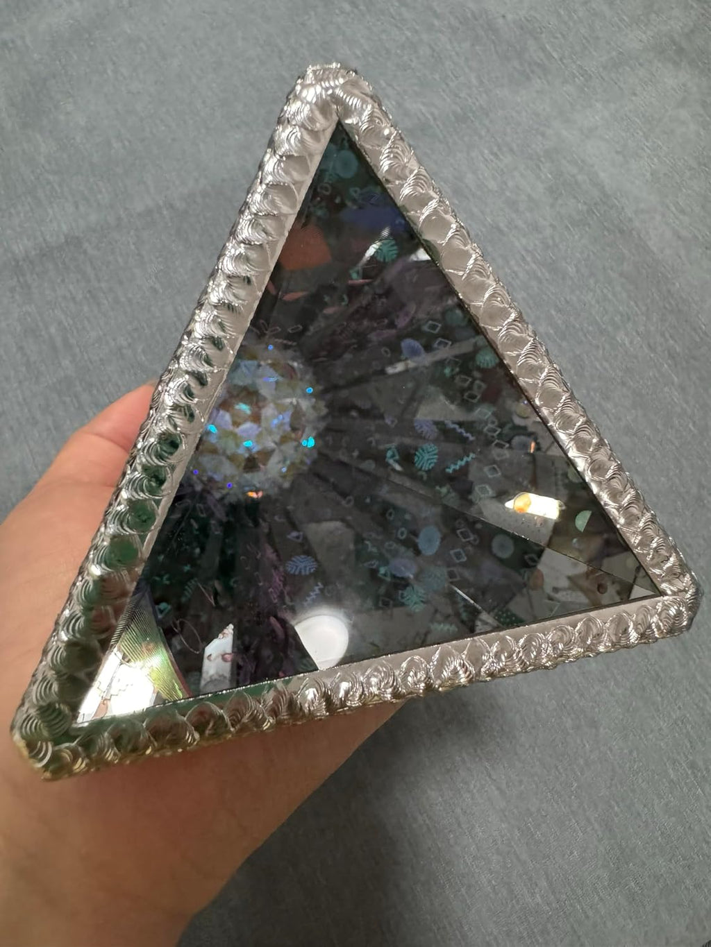 Star of Bethlehem Kaleidoscope for Adults,Handmade DIY Triangular Prism Kaleidoscope，Festival Gift Box,Anniversary Birthday Christmas New Year Valentine's Day Commemorative Gift
